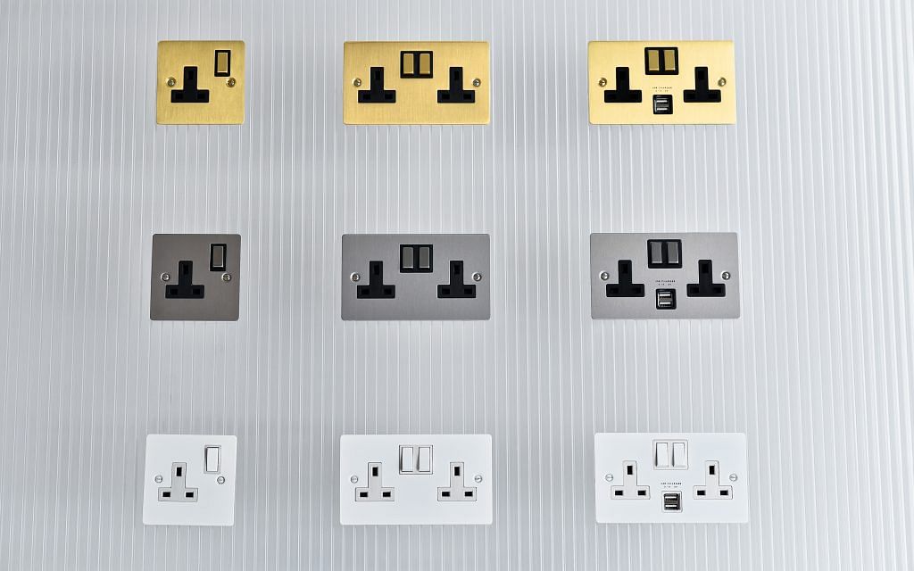 Sol Luminaire Buster + Punch Electricity Sockets