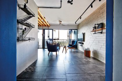 House Tour: Industrial-Scandinavian interiors in this five-room DBSS apartment cost $50,000
