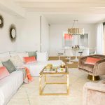 This three-bedroom penthouse in Spain is a family's holiday home that has colourful features to give it a cheerful vibe.