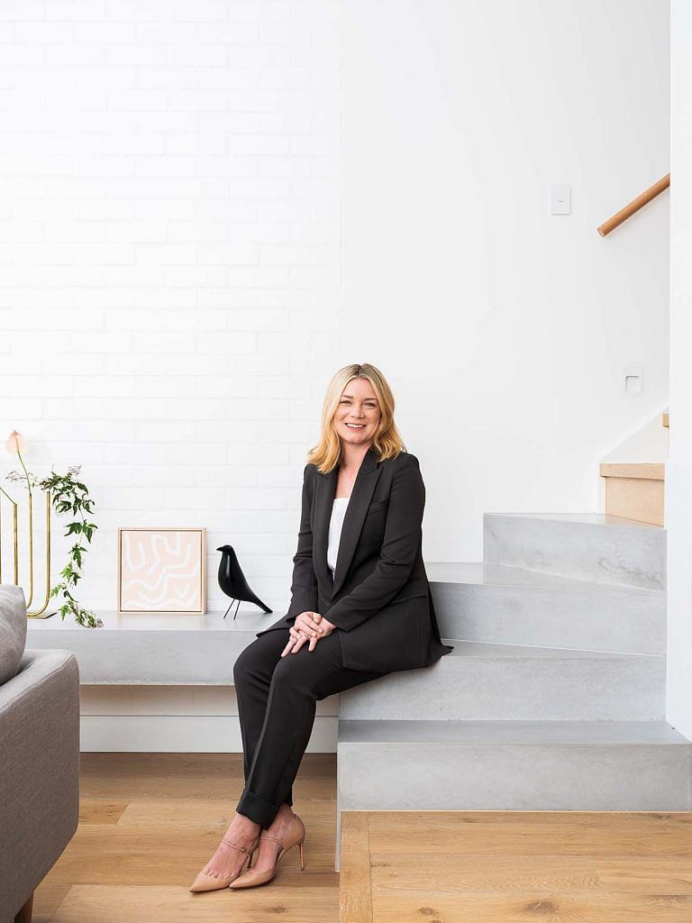 Carla Middleton, founder of Carla Middleton Architecture, in her Sydney home.