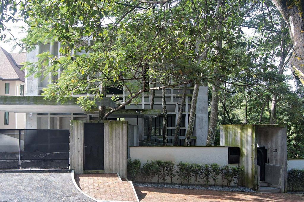 Chempenai House in Kuala Lumpur was deliberately designed to look unassuming from the front entrance.