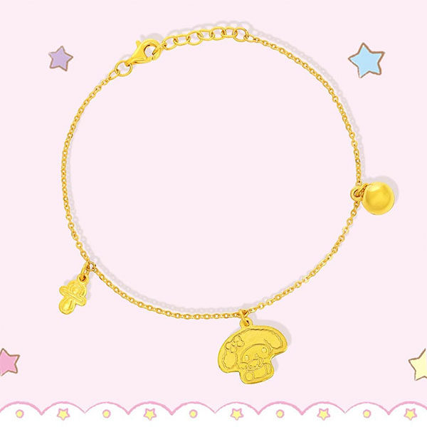 Sanrio Goldheart My Melody Anklet