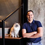 Matin Mattar has found the perfect home for him and his Ragdoll, Muezza, in a condominium on a road named after his great- grandfather.