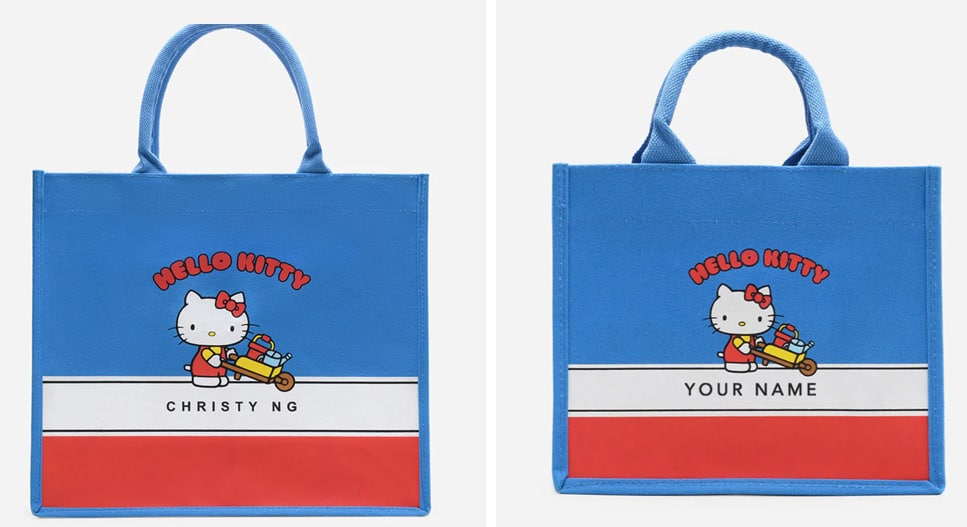hello kitty christy ng blue red white bag