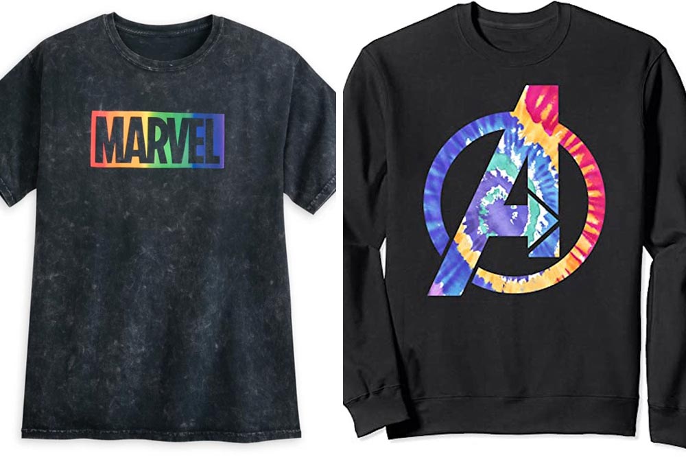 Disney Rainbow Collection Marvel T-shirts