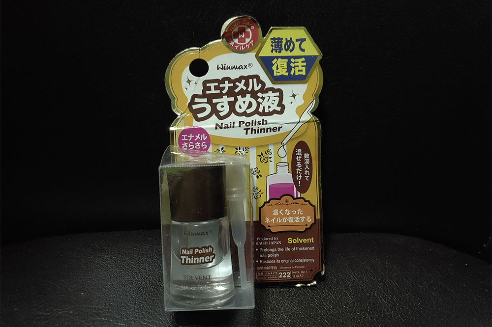nail polish thinner solution