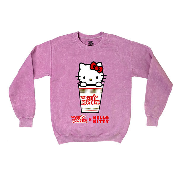 sanrio nissin cup noodles hello kitty pink hoodie