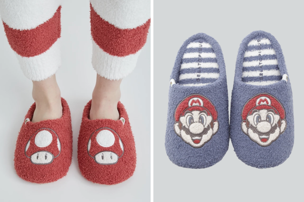 mario bedroom slippers