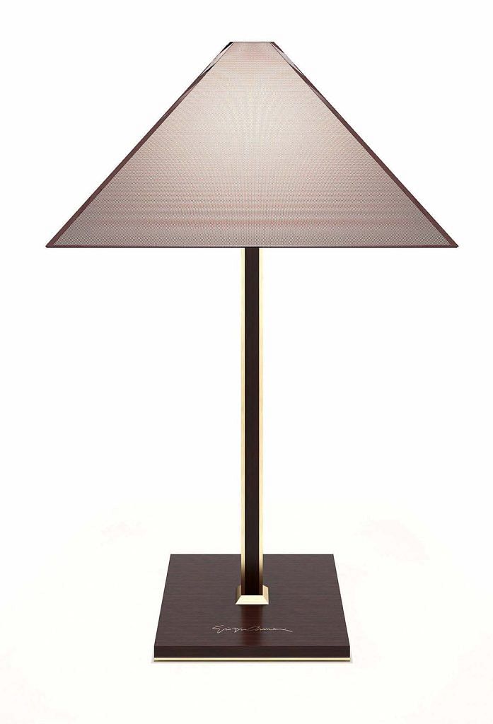 The Armani Casa Logo lamp (1982) was designed before Armani/ Casa was officially launched in 2000.