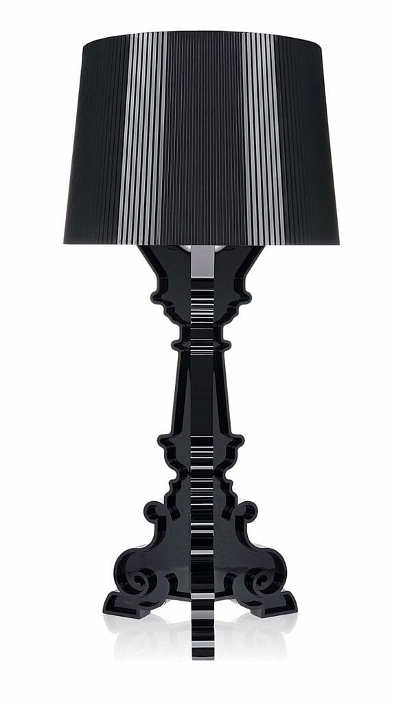 The Bourgie table lamp by Ferruccio Laviani (2004) is one of Kartell’s best-sellers