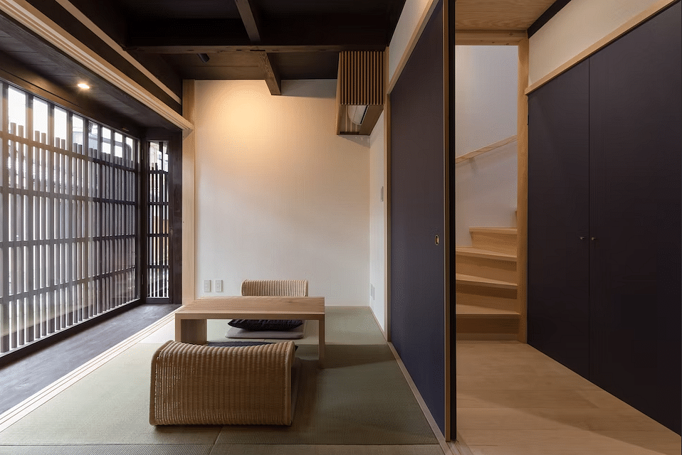 BenTen Residence in a Machiya in Kyoto's seating area
