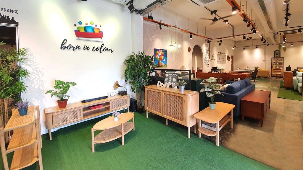 Born In Colour furniture shop in Yishun Industrial Park
