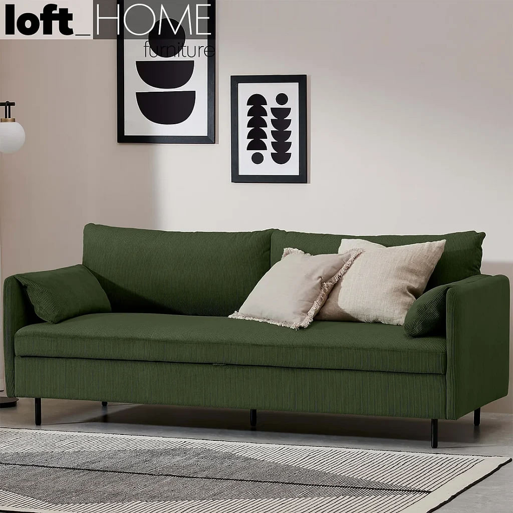 Loft Home Corduroy Velvet Sofa Bed