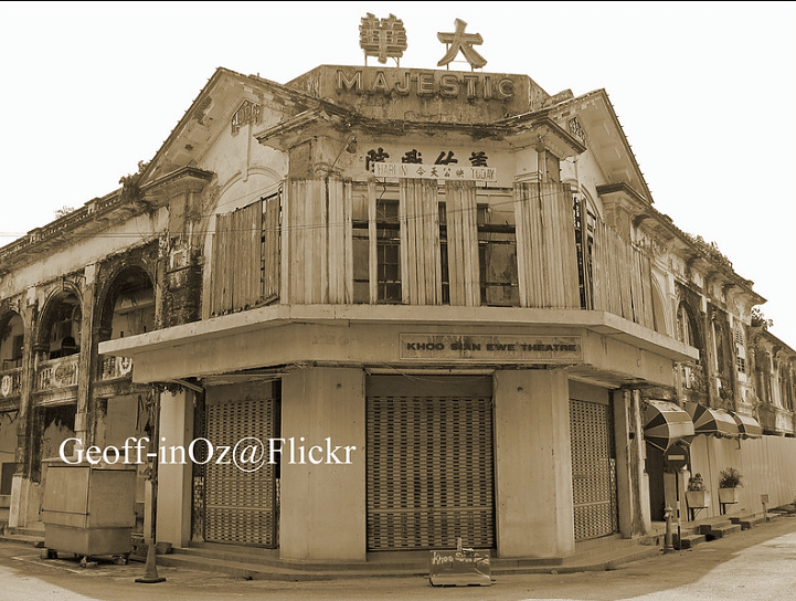 Majestic Theatre (fmr), Cnr Khoo Sian Ewe and Phee Choon Roads, George Town, Penang taken on 6 Sep 2011 by geoff-inOz