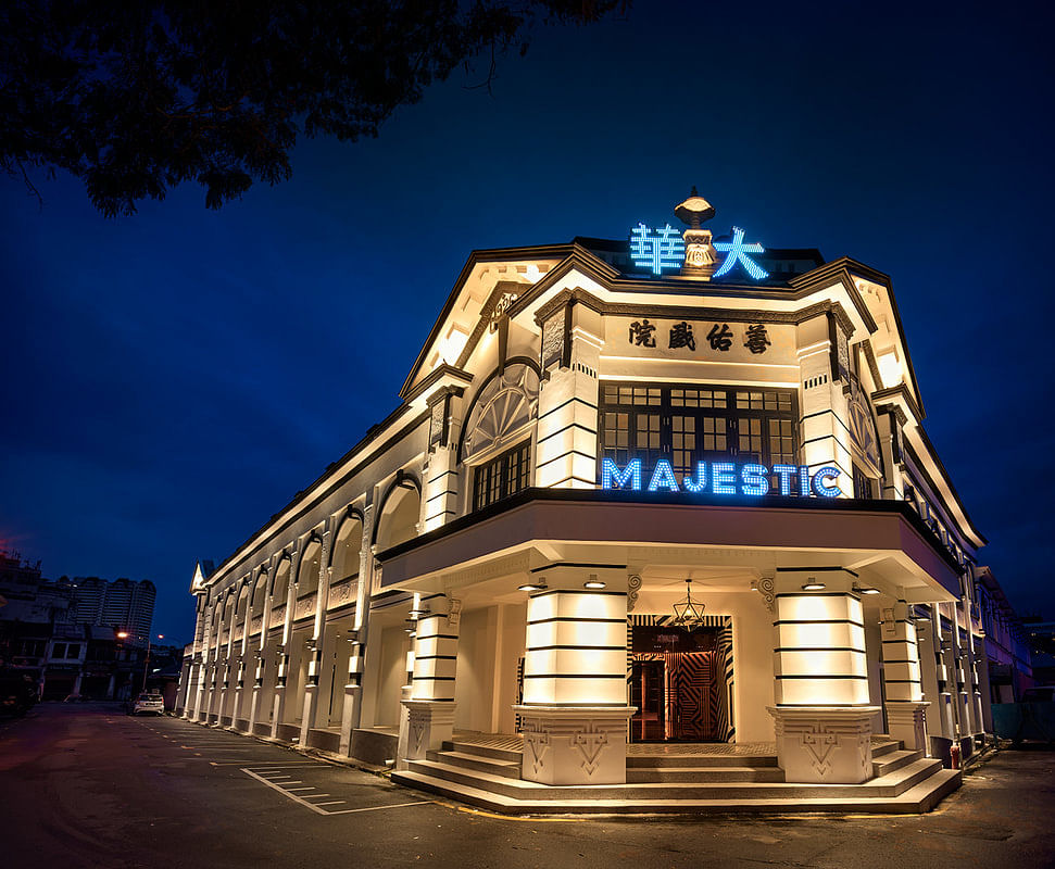 Restored Majestic Theatre Penang today