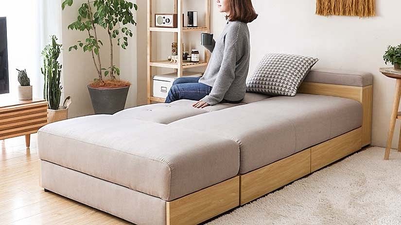 Bed and Basics Massimo Multifunction Sofa Bed with Storage