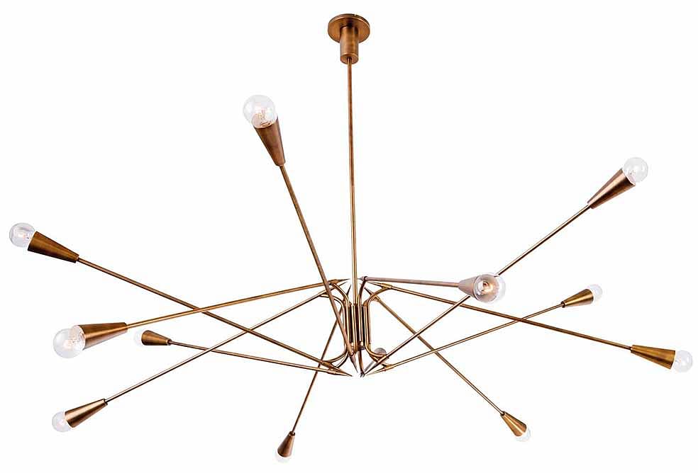 Barbara Barry Nipomo Chandelier, $9,800, from Proof Living