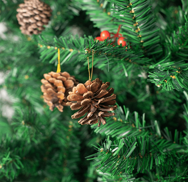 12 Christmas Tree Decorations, Ornaments, Topper, & Lights (Photo Amazon)
