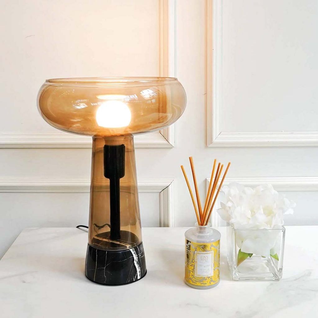 Chevalier Mid-Century Pedestal Table Lamp, $439, from Finn Avenue